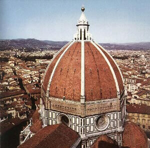 The Dome of Florence Cathedral by Brunelleschi The Dome of Florence Cathedral by Brunelleschi