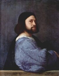 Portrait of Ludovico Ariosto by the artist Titian, 1510 Portrait of Ludovico Ariosto by the artist Titian, 1510
