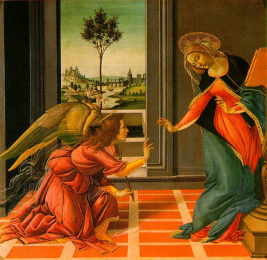 Cestello Annunciation by Botticelli