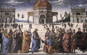 Pietro Perugino, Giving the Keys to St. Peter