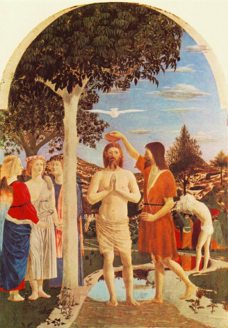 Baptism of Christ by Piero della Francesca
