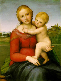 Raphael's Small Cowper Madonna, High Renaissance Painting