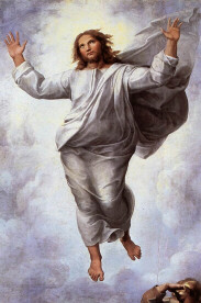 Detail of Christ, Raphael's Transfiguration of Christ