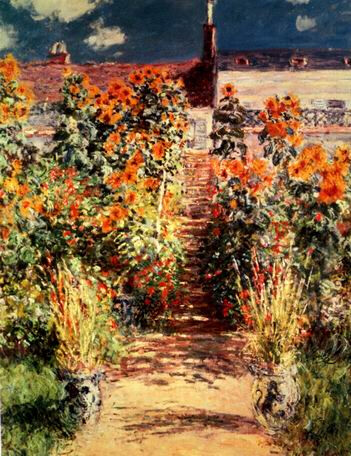 <i>Monet's Garden</i>,<BR>Monet