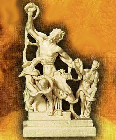 Fine Art Touch - Italian Renaissance Art>Laocoon Sculpture Reproduction