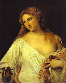 Flora by Titian, Venetian painting technique Flora by Titian, Venetian painting technique